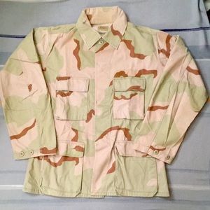 Vintage Camouflage Military Jacket